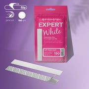 Staleks Pro Expert 20 White Disposable Files for Straight Nail File (Soft Base) 150 grit 30 pcs DFE-20-150w