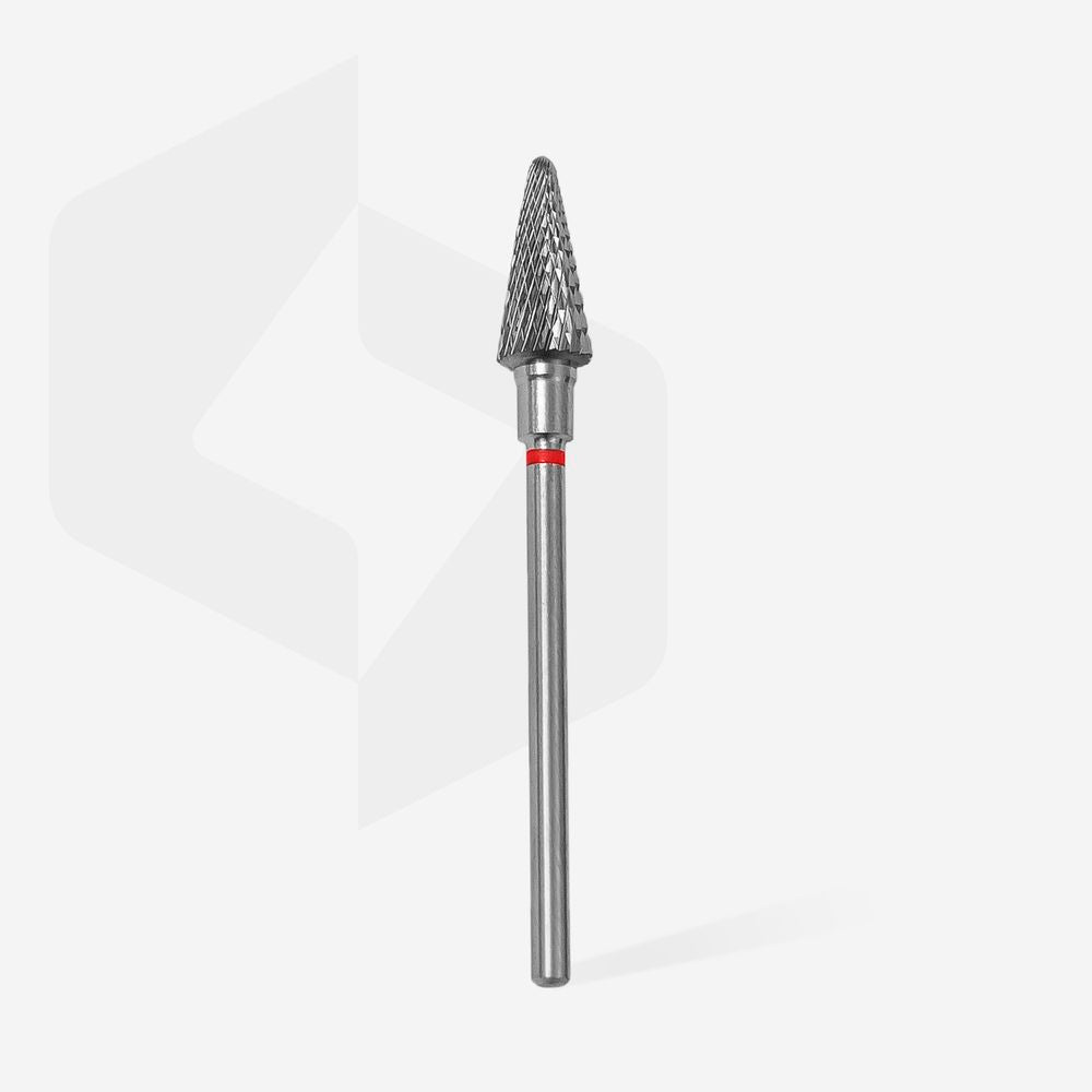 Staleks Pro Expert Carbide Nail Drill Bit Cone Red Head
