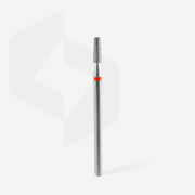 Staleks Pro Expert Diamond Nail Drill Bit Frustum Red Head Diameter 2.5 mm Working Part 8 mm FA70R025/8