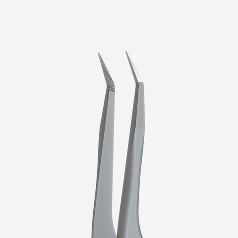 Staleks Pro Expert 45 Type 8 Professional Eyelash Tweezers with Fiber Tips (Mini L) TE-45/8