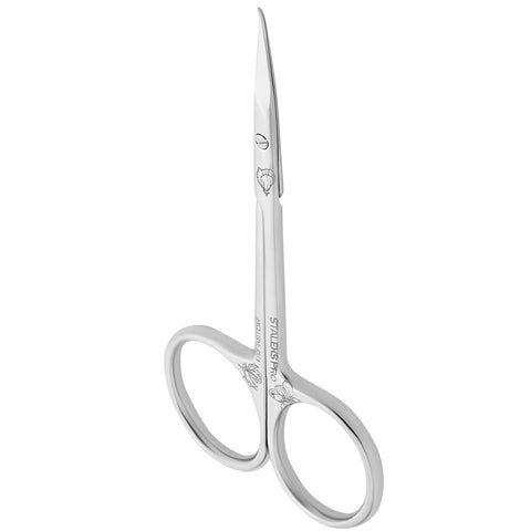Staleks Pro Exclusive 23 Type 1 Professional Cuticle Scissors Elongated Handles Magnolia SX-23/1m