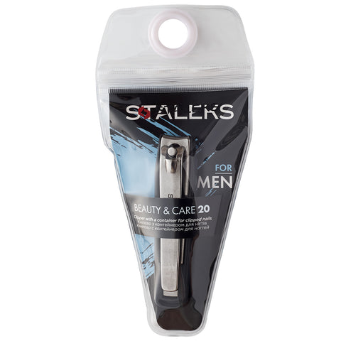 Staleks Beauty & Care 20 Nail Clipper With Container for Clipped Nails KBC-20