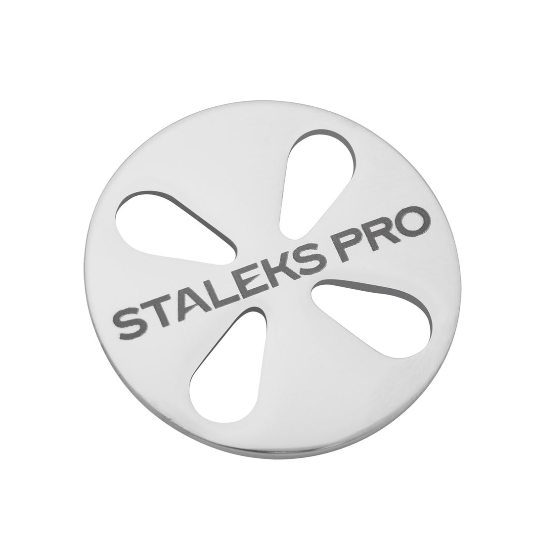 Staleks Pro L Pediküre-Feilenpads – 50 Stück, 180 Körnung, Weiß, Für Empfindliche Füße