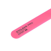 Staleks Pro Expert 20 Beveled Straight Plastic Nail File (Base) SPBE-20