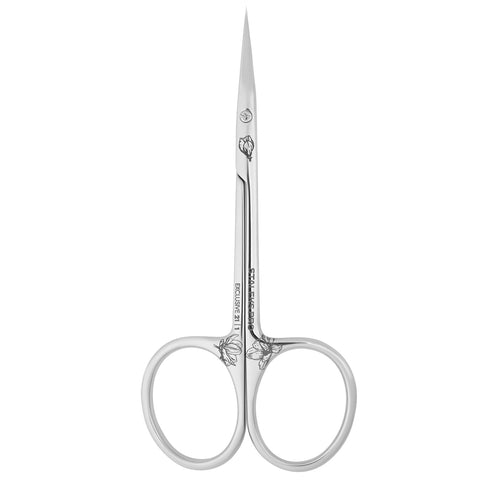 Staleks Pro Exclusive 21 Type 1 Professional Cuticle Scissors with Curved Blade Magnolia SX-21/1m