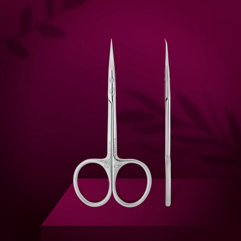 Staleks Pro Exclusive 23 Type 1 Professional Cuticle Scissors Elongated Handles Magnolia SX-23/1