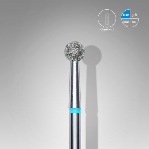 Staleks Pro Expert Diamond Nail Drill Bit FA01 Ball Blue